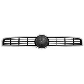 Grille Radiateur Pour Fiat Bravo Depuis 2007, Noire, Cadre Argent, Mod. Active-Pop-Business, Neuve