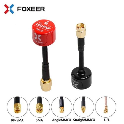 V4 Black Ufl 15cm - Original Enraciné Eer Sucette 4 V4 Antenne À Gain Élevé 5.7g 2.6dbi Rhcp Sma Rp-Sma Ufl Droite/Angle Mmcx Pour Frekouracing Drone-Générique
