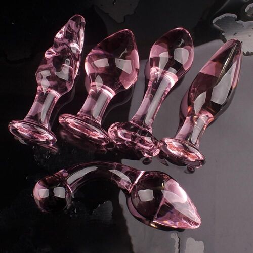 Godemichet Anal Et Vaginal En Verre Cristal, 12mm, Faux Pénis, Jouet Sexuel Pour Adulte, Plug Anal Lisse, Sans Vibrateur, Pour Femmes Et Hommes
