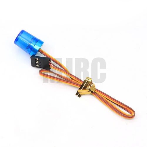 Rouge - Multi-Fonction Led Lampe Stroboscopique Sablage/Clignotant/Lumière Rotative Pour 1/10 Rc Modèle Voiture 1:14 Tamiya Tracteur Rc Camion D'ingénierie