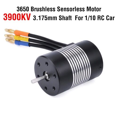 3650 3900kv 3.175 Mm - Moteur Sans Capteur Étanche Sans Balais Pour Voiture Rc Traxxas Wltoys