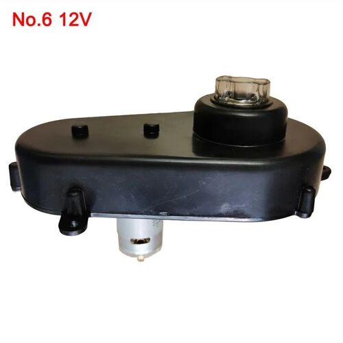 No.6 12v - Moteur De Direction De Voiture Électrique Pour Enfants, Boîte De Vitesses De Direction Pour Voiture Télécommandée, Jouet Réduit De Direction Avec Moteur