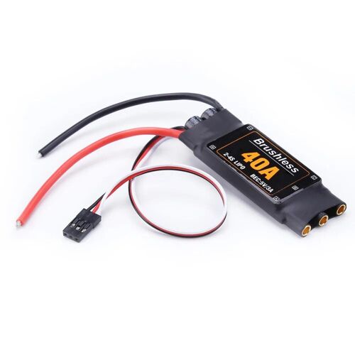 Fil Long - Mitoot-Contrôleur De Vitesse Esc Sans Balais, 40a, 2-4s, 5v, 3a, Ubec, Rc, Fpv, Quadcopter, Rc Airana Helicopter