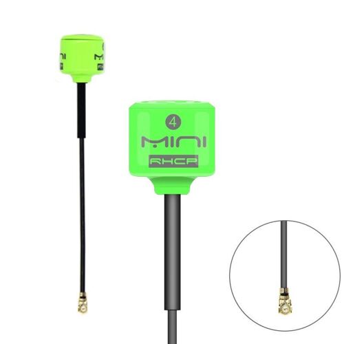 Mise À Niveau Ufl Vert - Mini Rhcp 5.8g Lollipop 4 Antenne À Gain Élevé 2.8dbi Fpv Transmetteur/Récepteur Antenne Pour Rc Fpv Importateur De Course