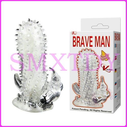 Baile Vibrant Cristal Préservatifs Pénis Agrandisseur Manches Anneaux Pour Hommes, Couple Érotique Sexe Produits