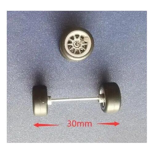 Ce28 Silver - Modèle De Voiture En Alliage Avec Pneus En Caoutchouc, Roues Pour Modification, Hotwheels 1:64, Matchbox, Domeka, Voitures Miniatures, No.1b, Échelle 1/64, 11mm, 1 Ensemble