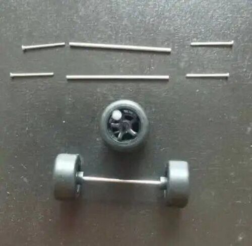 Advan Black - Modèle De Voiture En Alliage À L'échelle 1/64, Roues De 11mm, Pneus En Caoutchouc, Essieux Modifiés, Boîte D'allumettes 1:64, Domeka, Voitures Miniatures Hw, 1 Jeu