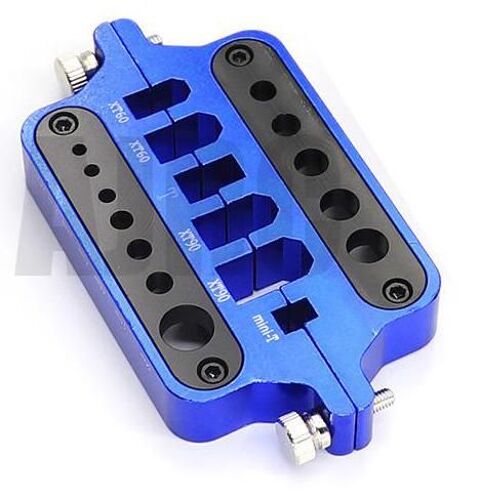 Bleu - Mini Support D'outils De Soudage Rouge Rc En Métal, Modèle De Voiture, Drone, Marine, Connecteur En T Xt60 Xt90,-Générique