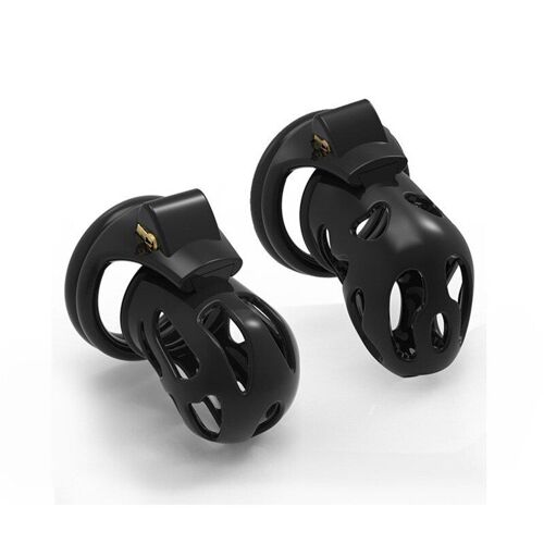 Cage À Pénis Incurvée Pour Hommes, Design 3d, Trous D'air Personnalisés, Appareil De Chasteté, Léger, Quatre Anneaux De Pénis, Jouets Sexuels Pour Adultes