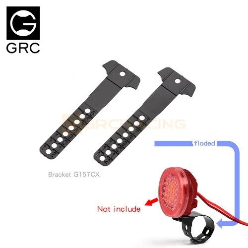5-12 Mm T 1pair - Lentilles De Façade Pour Éclairage Tout-Terrain Led, Pour Voiture 1/10 Rc Drift Inoler Traxxas Trtage Defender Bronco Axial Scx10 Rcversid90 D110, 2 Pièces