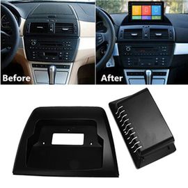 Cadre Stéréo Dvd Avec Adaptateur De Plaque, Montage De Tableau De Bord, 2 Din, 9 Pouces, Pour Bmw X3 2006 ? 2010