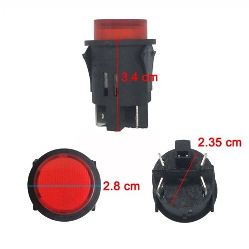 Interrupteur De 4 Pieds - Interrupteurs De Voiture Électrique Pour Enfants, Poignée D'engrenage, Pédale, Interrupteur Électrique, Fusible, Clé De Contact, Une Grande Variété D'accessoires De Voiture Rc