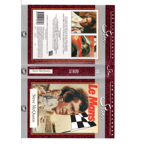Jaquette De La Vhs " Le Mans " Steve Mcqueen