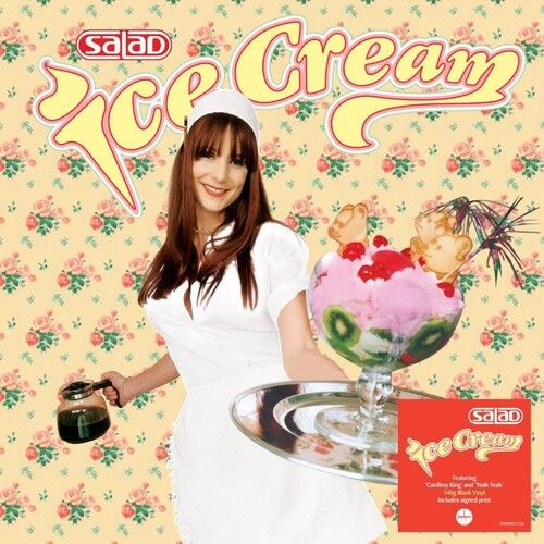 Salad - Ice Cream - 140-Gram Black Vinyl With Autographed Print [Vinyl Lp] Black, 140 Gram Vinyl, Autographed / Star Signed, Uk - Import