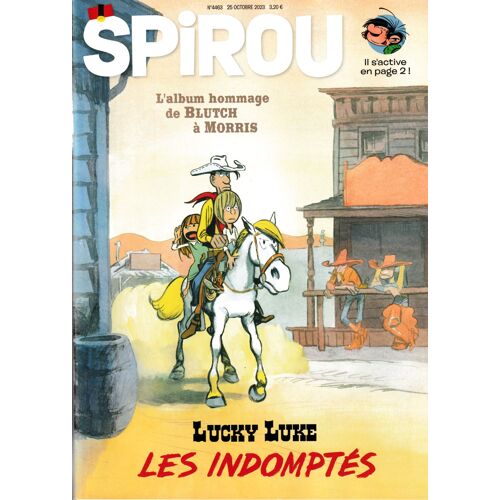 Spirou Magazine Numéro 4463 - 26 Octobre 2023 - L'album Hommage De Blutch À Morris