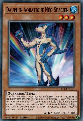 Yu Gi Oh Lds3 Fr101 Dauphin Aquatique Néo Spacien