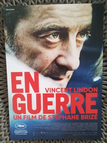 Carte Cinema Du Film:En Guerre.De Stephane Brize
