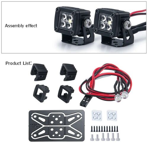 Feux Latéraux Led T1 Pour Voiture Et Camion Rc, Budgétaire Pour Trtage Trx6 Axial Scx10 Wraith Axial Scx24 1/10