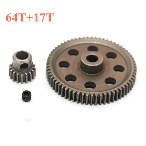 64t Et 17t - Engrenage Principal En Métal Pour Camion, Pignon De Moteur, Pièces Rc, Hsp, Himpain
