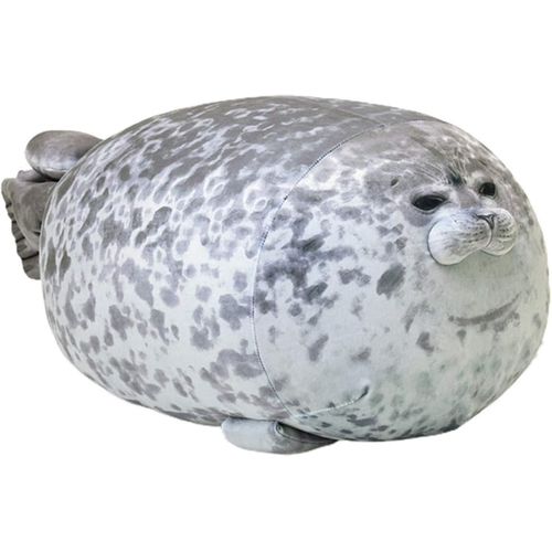 Coussin de phoque en peluche mignonne, oreiller d'océan peluche en peluche Poupée mignonne Coussin de peluche pour enfants / famille / amis, 30cm / 11.81inch