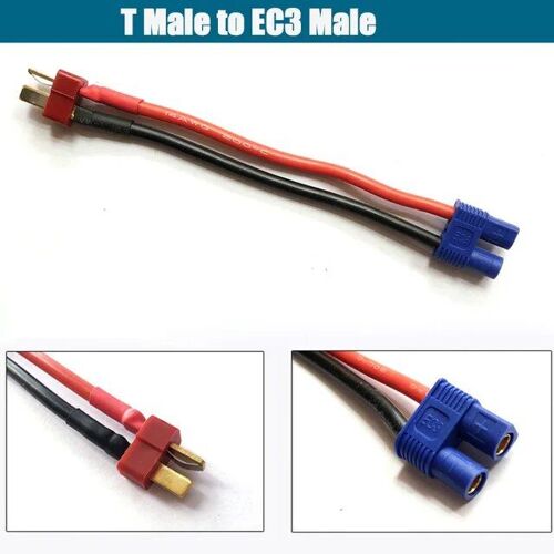T M À Ec3 M - Connecteur Adaptateur Femelle À Mâle Pour Batterie Rc Lipo