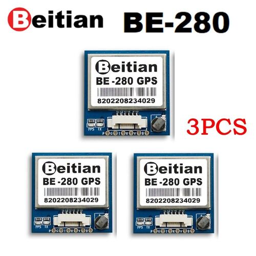 3pcs Be-280 - Beitian Pun- 220 Pun-280 Pun-880 G-Mouse Uart Ttl Niveau Gps Dirnass Touristes Gnss Tech Gps Tech Avec Flspatule Pour Rc Racing Drone-Générique