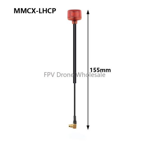 Mmcx-Jw-Lhcp-155 Mm - Antenne Fpv 5.8g, Ipex, Longue Portée, Connecteur, Adaptateur, Robuste Pour Lunettes De Importateur De Course
