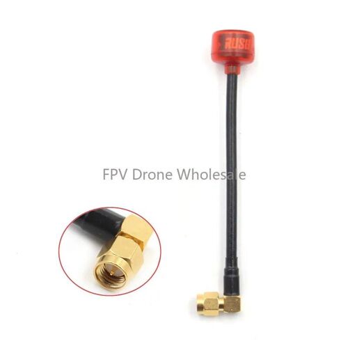 Sma Angle-Rhcp-105 Mm - Antenne Fpv 5.8g, Ipex, Longue Portée, Connecteur, Adaptateur, Robuste Pour Lunettes De Importateur De Course