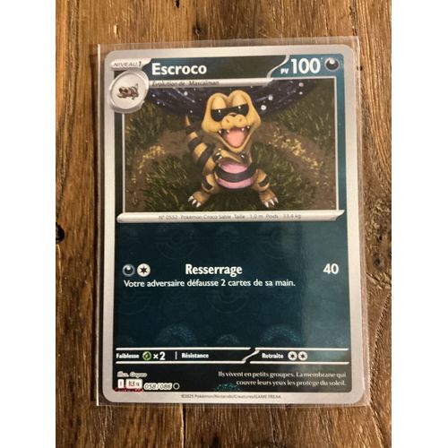 Escroco Pokeball 058/086 Série Foudre Noire