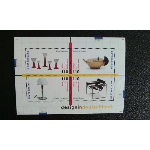 Timbre Allemagne Yt Bf 44 Design Contemporain 1998