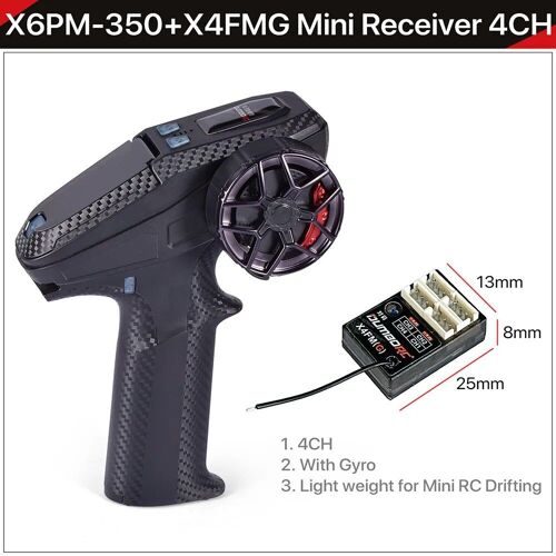 X6pm-350 X4fmg - 350 Rc Transmetteur Et Récepteur Kit 2.4ghz Rc Contrôleur 6ch Pouvez-Vous Ro Universel Rc Voiture Télécommande Cont