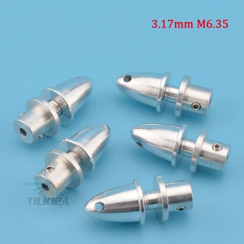 3.17 Mm M6.35 - 5 Pcs/Lot Rc Aluminum Bullet Propeller Adapter Holder For Brushless Motor Prop Dropship Nut