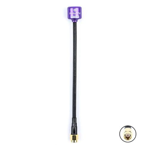 Long Rpsma Violet - 1pcs Pagoda 2 Pagoda-2 5.8ghz Fpv Antenna Sma & Rp-Sma Plug Connector For Rc Fpv Racing Drone Quadcopter-Générique
