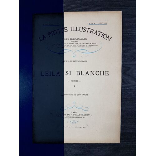 La Petite Illustration - Léïla Si Blanche Roman I 176