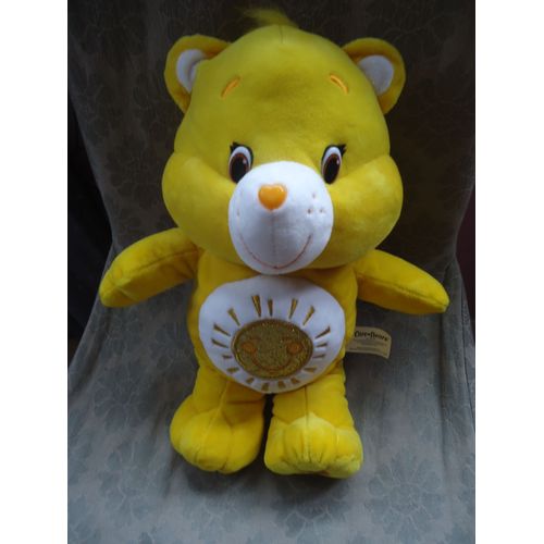 Bisounours Grosjojo Soleil En Peluche Grand Jaune Interactif 36 Cm Those Characters 2015