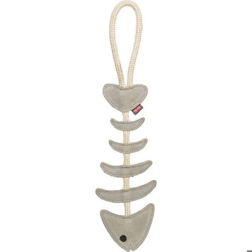 Jouet Pour Chien Arête De Poisson Sur Corde En Cuir Trixie