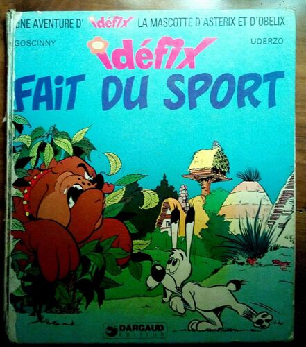 Une Aventure D'idefix La Mascotte D'asterix Et Obelix Idefix Fait Du Sport 1973