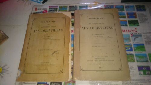 Commentaire Sur La Premiere Epitre Aux Corinthiens,Tomes 1 Et 2