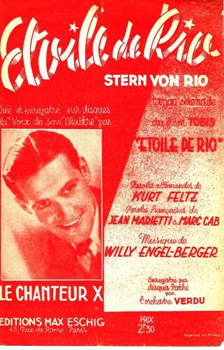 Etoile De Rio. Le Chanteur X. A 21