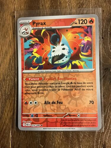 Pyrax Reverse 016/086 Série Foudre Noire