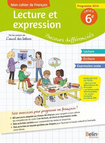 Français 6e Cahier D'accompagnement Personnalisé