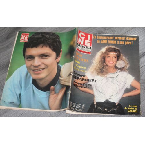 Francoise Fabian 1p/ Rock Hudson 2p/ Sheila 1/4p/ Amanda Lear 1/4p/ Sabatier 4p/ Gerard Lenorman 3p/ Liz Taylor 1p/ Jane Fonda 2p/ Lino Ventura 4p/ Richard Basehart 4p/ David Soul 2p/ Dalida 2p/ 1