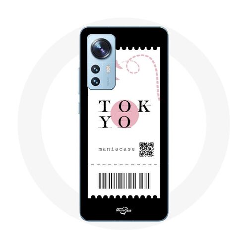 Coque Pour Xiaomi Mi 12 / 12x Billet D'avion Tokyo Japon