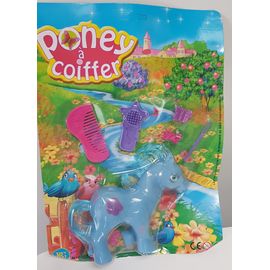 Jeu Jouet / Poney A Coiffer / Avec Accessoires / Grand Modèle 13 Cm
