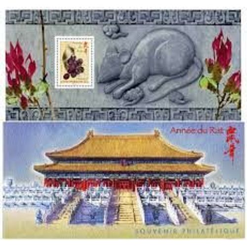 Année Lunaire Chinoise Du Chien Bloc Souvenir N° 33 Année 2008 N° 4131 Yvert Et Tellier Luxe