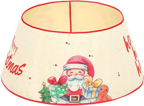 Collier d'arbre de Noël en tissu pliable, jupe d'arbre de Noël, base surround pour décoration de jupe d'arbre de Noël (05)