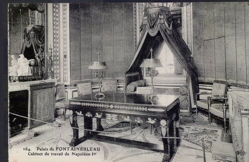 Carte Postale Du Palais De Fontainebleau (Seine Et Marne) Cabinet De Travail De Napoléon 1er (Réf.164)