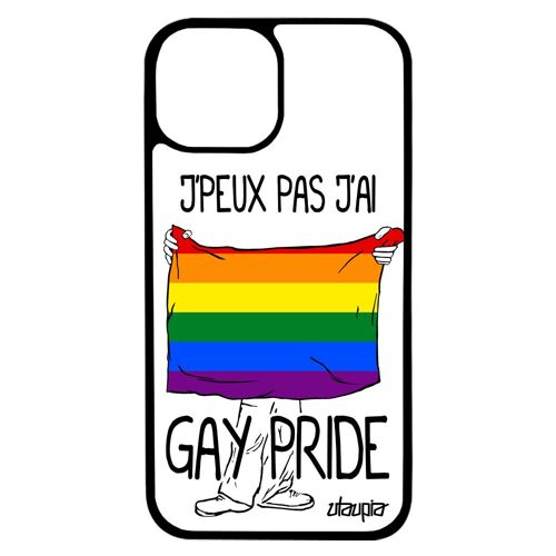Coque J'peux Pas J'ai Gay Pride Iphone 13 Silicone Lesbien Parade Arc En Ciel Marche Des Fiertés Rainbow Original Drapeau Gay