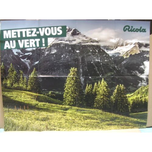 Affiche/Poster Ricola - " Mettez Vous Au Vert