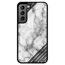 Coque Samsung S22+ Plus Silicone Marbre Jolie Moderne Granite Effet Case Gris Fond Pierre Solide Smartphone Motif Souple Etui Galaxy